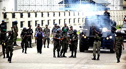 ASUU strike: Police tear gas protesting UniAbuja lecturers