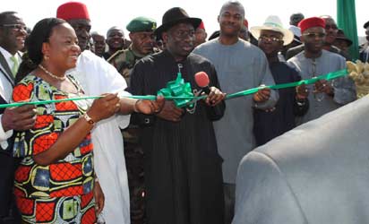 Chime salutes Jonathan as inaugural flight takes off
