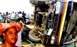 Death at noon in Abuja: Mother of five jumps from Okada, crushed by runaway truck