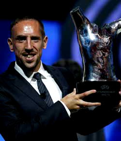 Ribery returns to Bayern training after nine months