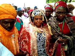 CBN Gov turbans his wife Giwar Danmaje