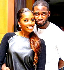 Tiwa  Savage,  Tee Billz  on honeymoon bliss