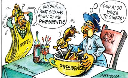 The difference between running the country and running the country down