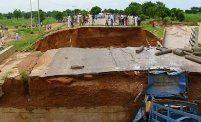 23 killed as vehicles crash into collapsed bridge in Katsina