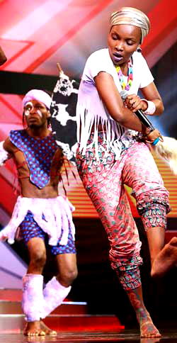 Glo X Factor contestants rekindle memories of African legends