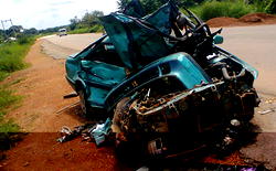 Newly wed couple, 2 others perish in auto crash