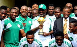 Imoke happy with Eagles draw, wants to complete  World Cup job