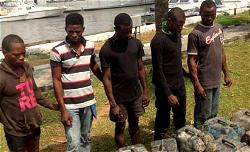 Navy arrests two Beninoise, three others over pipeline vandalism