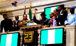 Ringing the bell on  Wall Street
