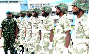 I bought an army rosette, at last!