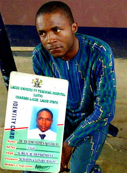 Police nab fake LUTH doctor