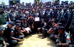 …As IG distributes food items to families of slain  policemen in Bauchi