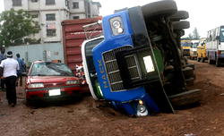 Abandoned  projects, snail-speed repairs, erosion create death traps on highways