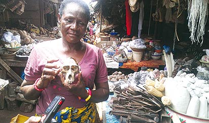 God's (kemwinkemwin) market: Ritual items everywhere! - Vanguard News