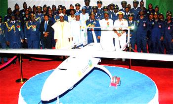 Jonathan unveils Nigeria’s first indigenous unmanned aerial vehicle