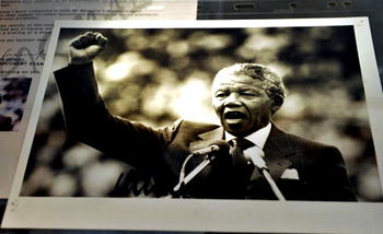 Mandela: From Apartheid comes  lyrics of Protest