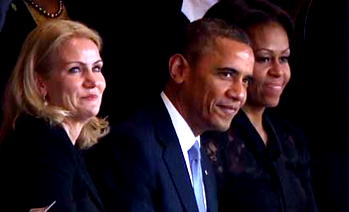 Huge ovation as Obama arrives Mandela memorial