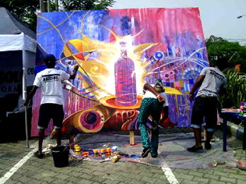 Arty Absolut Open Canvas transforms Lagos City