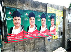 2015: Campaign posters flood Ibadan metropolis
