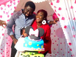 Mercy Johnson, hubby plan big for daughter