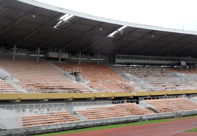 Photo-speak: Remains of National Stadium, Surulere