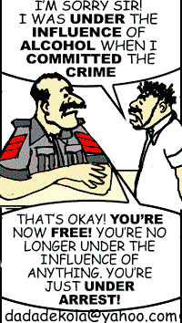 Cartoon: Under Arrest