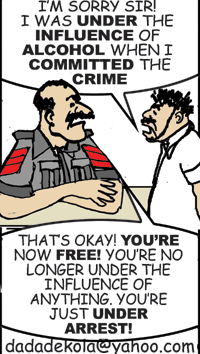 Cartoon: Under Arrest
