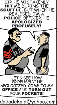 Cartoon: Scuffle Pocket