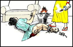 Mother burns 11-yr-old daughter’s buttocks with hot knife!