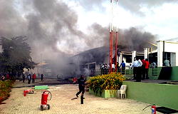 Fire guts Christ Embassy