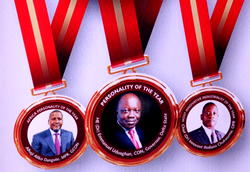 Roll call of dignitaries at the Vanguard Personality of the Year awards