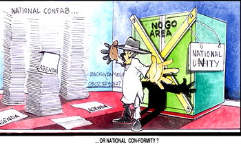 Publishers spoil delegates with complimentary copies of newspapers