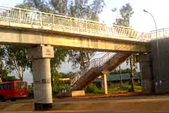 Residents express delight over work pace on Berger bridge
