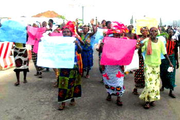 Tension as Uvwie women march against soldiers over Ohorhe land