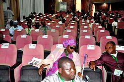 Rush for Jonathan’s ‘daughter’s’ wedding empties confab hall