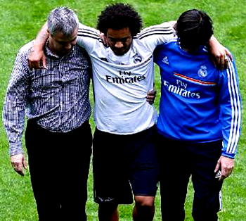 Madrid’s Marcelo ruled out of Dortmund tie