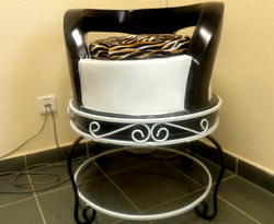 Young Nigerian makes chair, stool from waste paper