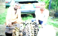 Police arrest two suspected motor parts thieves in Abeokuta