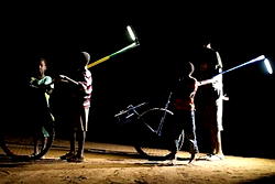 Solar lamps made from bike parts change lives in Mali