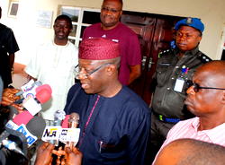 Ekiti poll: Fayemi commends INEC over innovations as voting commences