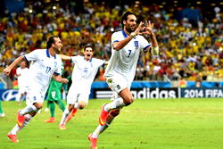 Late penalty drama as Greece oust Ivory Coast