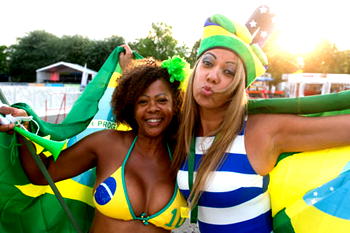 Women like soccer too!