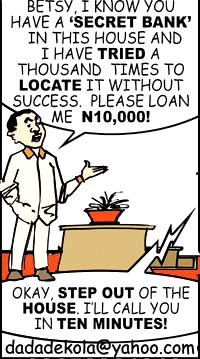Cartoon: Secret Bank