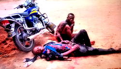 Brave victim battles to reclaim bike from robbers