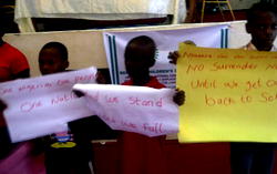 Even refugee children say: #BRINGBACKOURGIRLS