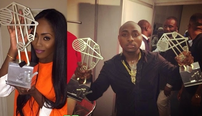 Davido, 2face, P-Square dominate Channel O Awards