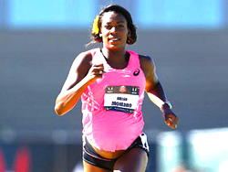 My only fear in the race – Alysia,8 ½ months pregnant Olympian