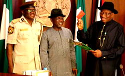 Jonathan launches new 64-page e-passport