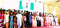 Chibok: Minister meets with families of abducted schoolgirls, assures their safe return