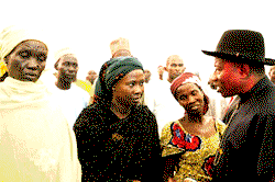 We are doing everything to rescue your daughters, Jonathan assures Chibok parents